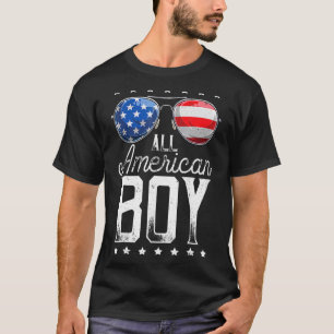 De Amerikaanse jongen op 4 juli jl. zorgt voor Kin T-shirt