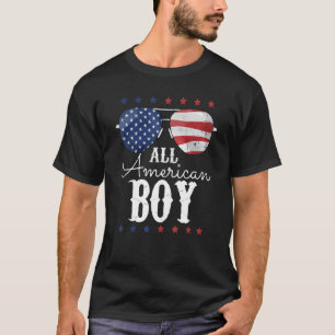 De Amerikaanse jongen op 4 juli jl. zorgt voor Kin T-shirt