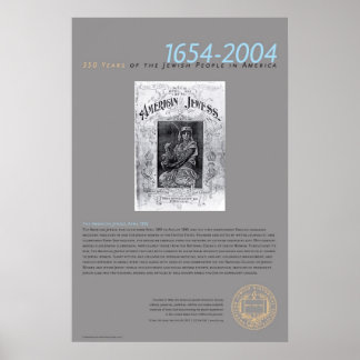 De Amerikaanse jood, april 1895 Poster