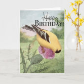 De Amerikaanse Kaart van de Verjaardag van de (Gele Bloem)