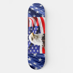 De Amerikaanse Kale Natuur van het Lot van Eagle Persoonlijk Skateboard