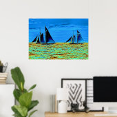 De Amerikaanse kampioenen Idler en Hildegarde Poster (Thuiskantoor)