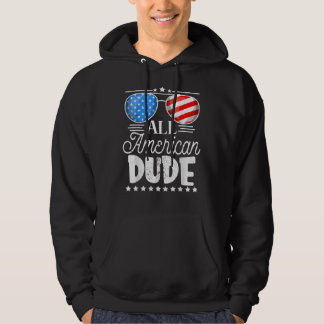 De Amerikaanse Kerel op 4 juli boys Kinder zonnebr Hoodie