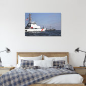 De Amerikaanse kustwacht Cutter Marlin patrouleert Canvas Afdruk (Insitu (Slaapkamer))