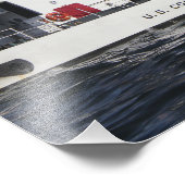 De Amerikaanse kustwacht Cutter Marlin patrouleert Foto Afdruk (Hoek)