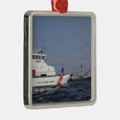 De Amerikaanse kustwacht Cutter Marlin patrouleert Metalen Ornament (Rechts)