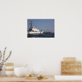 De Amerikaanse kustwacht Cutter Marlin patrouleert Poster (Keuken)