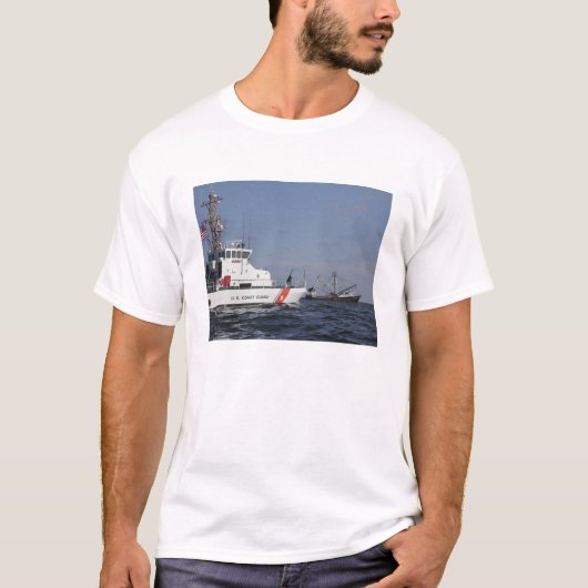 De Amerikaanse kustwacht Cutter Marlin patrouleert T-shirt (Voorkant)