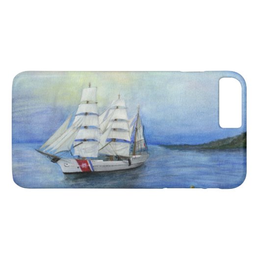 De Amerikaanse kustwacht verscheept de Eagle Case-Mate iPhone Case (Achterkant (Horizontaal))