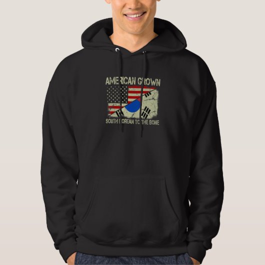 De Amerikaanse kweek Zuid-Koreaans naar de botten  Hoodie (Voorkant)