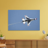 De Amerikaanse luchtmacht Thunderbird Canvas Afdruk (Insitu (Woonkamer))