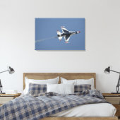 De Amerikaanse luchtmacht Thunderbird Canvas Afdruk (Insitu (Slaapkamer))