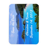 De Amerikaanse Maagdeneilanden sparen de Datum Mag Magneet (Verticaal)