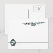 De Amerikaanse marine Aviation [C-130] Briefkaart (Voorkant / Achterkant)