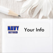 De Amerikaanse marine ging terug naar de adreslabe Etiket (Insitu)