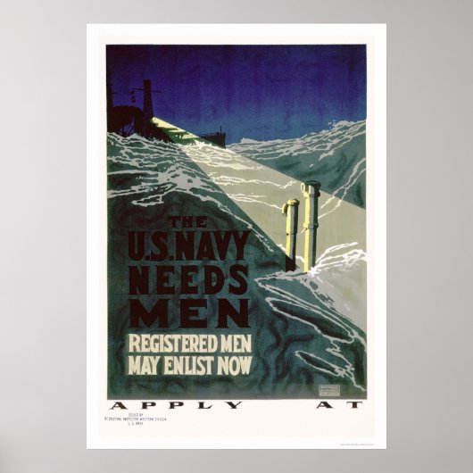 De Amerikaanse marine heeft Mannen nodig (US02300) Poster (Voorkant)