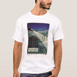De Amerikaanse marine heeft Mannen nodig (US02300) T-shirt
