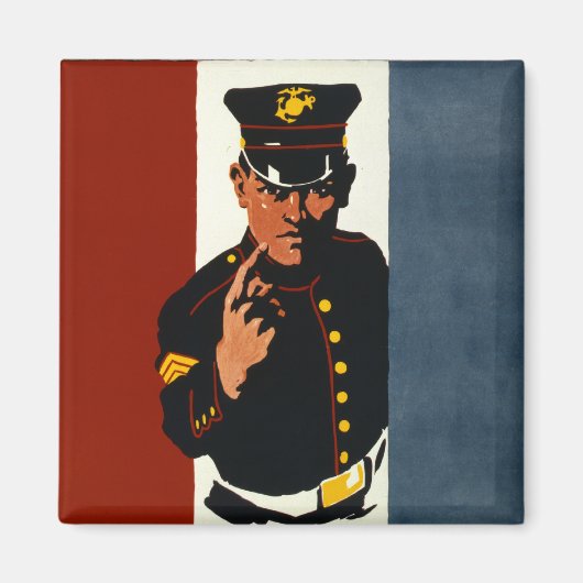 De Amerikaanse mariniers willen je Magneet (Voorkant)