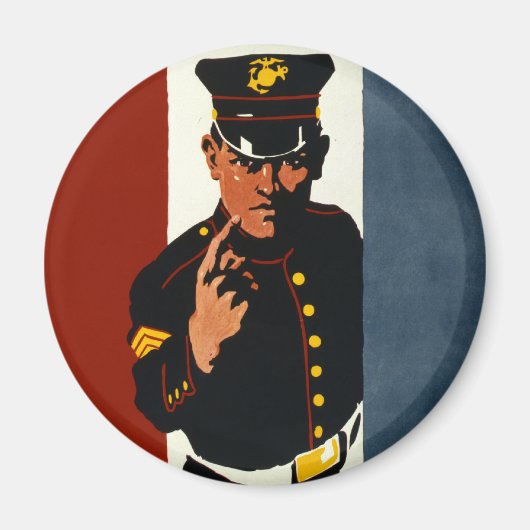 De Amerikaanse mariniers willen je Magneet (Voorkant)