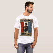 De Amerikaanse mariniers willen je T-shirt (Voorkant volledig)