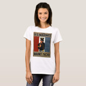 De Amerikaanse mariniers willen je T-shirt (Voorkant volledig)
