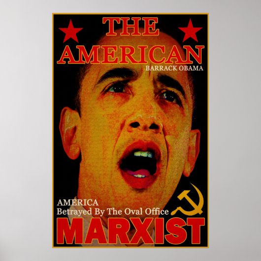 De Amerikaanse marxist Poster (Voorkant)