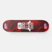 De Amerikaanse militaire helden van de Vlag Draag  Persoonlijk Skateboard (Horizontaal)
