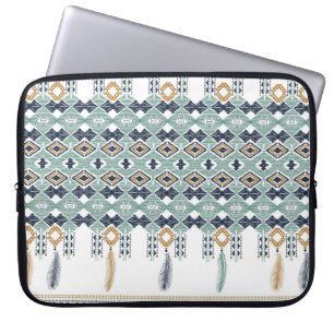 De Amerikaanse noordIndische geometrie naadloos gr Laptop Sleeve