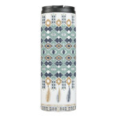 De Amerikaanse noordIndische geometrie naadloos gr Thermosbeker (Achterkant)