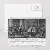 De Amerikaanse onafhankelijkheid Briefkaart (Voorkant / Achterkant)