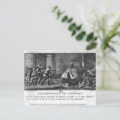 De Amerikaanse onafhankelijkheid Briefkaart (Staand voorkant)