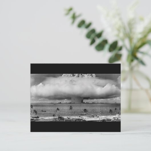 De Amerikaanse operatie snijdt de explosie van de  Briefkaart (Staand voorkant)