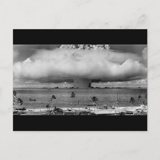 De Amerikaanse operatie snijdt de explosie van de  Briefkaart (Voorkant)