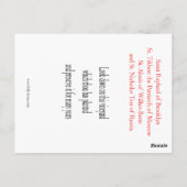 De Amerikaanse Orthodoxe Missie Gebed Kaart (Achterkant)