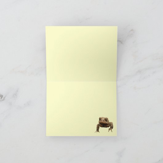 De Amerikaanse Pad dankt u Bedankkaart (Binnen)