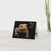 De Amerikaanse Pad dankt u Bedankkaart (Voorkant)