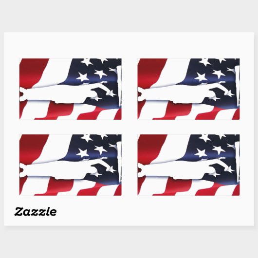 De Amerikaanse Patriot Driller Sticker (Vel)