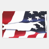 De Amerikaanse Patriot Driller Sticker (Voorkant)