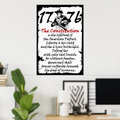 De Amerikaanse patriot Poster (Thuiskantoor)