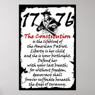 De Amerikaanse patriot Poster