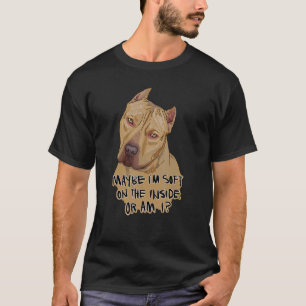 De Amerikaanse Pit Bull Terrier kan ik wel even bi T-shirt