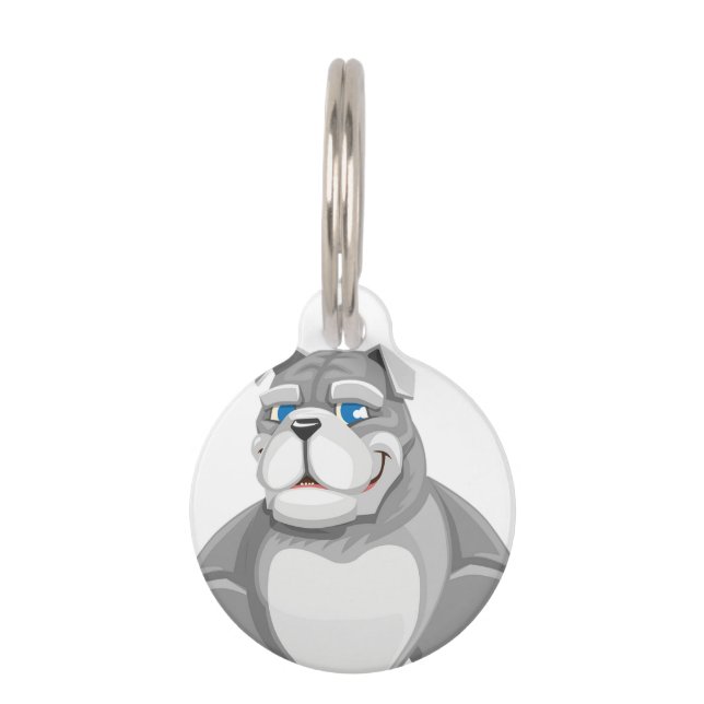 De Amerikaanse pitbull Huisdierpenning (Voorkant)