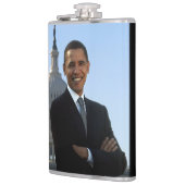 De Amerikaanse president Barack Obama als senator  Heupfles (Links)