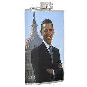 De Amerikaanse president Barack Obama als senator  Heupfles (Rechts)