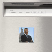 De Amerikaanse president Barack Obama als senator Magneet (Insitu (Vaatwasser))