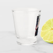 De Amerikaanse president Barack Obama in het Witte Shot Glas (Links)