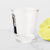 De Amerikaanse president Barack Obama in het Witte Shot Glas (Rechts)