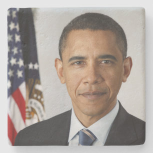 De Amerikaanse president Barack Obama in het Witte Stenen Onderzetter