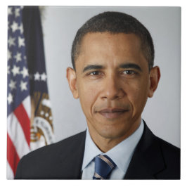 De Amerikaanse president Barack Obama in het Witte Tegeltje