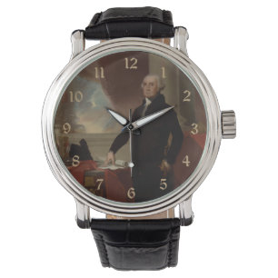De Amerikaanse president George Washington Lansdow Horloge